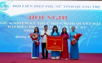 SƠ KẾT GIỮA NHIỆM KỲ THỰC HIỆN NGHỊ QUYẾT ĐẠI HỘI ĐẠI BIỂU PHỤ NỮ TỈNH QUẢNG TRỊ LẦN THỨ XV