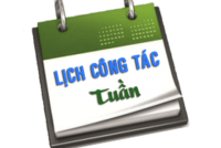 LỊCH CÔNG TÁC CỦA THƯỜNG TRỰC TỪ NGÀY 11/8 - 15/8/2025