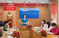 CHỦ TỊCH HỘI LIÊN HIỆP PHỤ NỮ TỈNH LÀM VIỆC VỚI HỘI PHỤ NỮ CÔNG AN TỈNH
