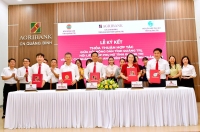 KÝ KẾT THỎA THUẬN LIÊN NGÀNH GIỮA HỘI LIÊN HIỆP PHỤ NỮ TỈNH, HỘI NÔNG DÂN TỈNH VÀ NGÂN HÀNG AGRIBANK