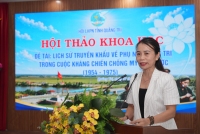 HỘI THẢO KHOA HỌC “LỊCH SỬ TRUYỀN KHẨU VỀ PHỤ NỮ QUẢNG TRỊ TRONG CUỘC KHÁNG CHIẾN CHỐNG MỸ (1954–1975)”