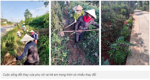 "Làng quê an toàn" mang cuộc sống ấm no đến với phụ nữ, trẻ em