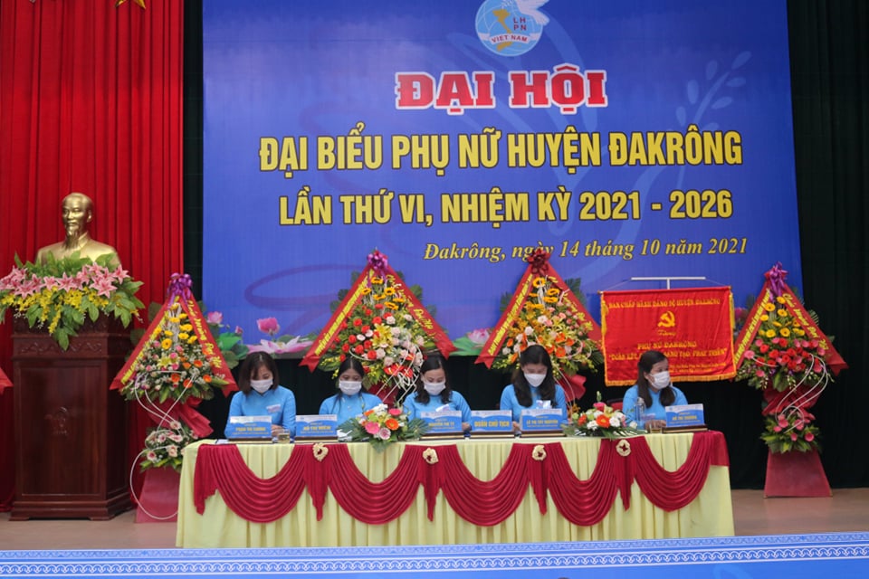 Đại hội đại biểu phụ nữ huyện Đakrông lần thứ VI nhiệm kỳ 2021 – 2026